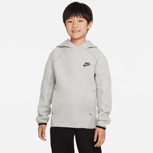 Bluza z kapturem dla dużych dzieci (chłopców) Nike Sportswear Tech Fleece - Szary