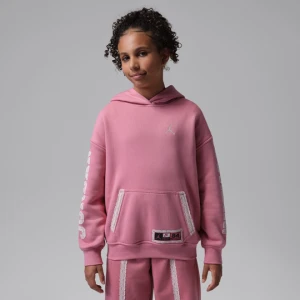 Bluza z kapturem dla dużych dzieci Jordan - Różowy