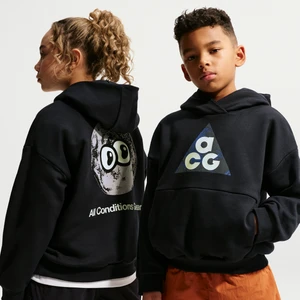 Bluza z kapturem dla dużych dzieci Nike ACG - Czerń