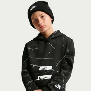 Bluza z kapturem dla dużych dzieci Nike Club - Czerń