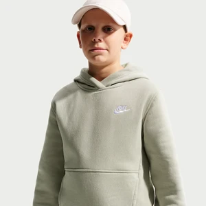 Bluza z kapturem dla dużych dzieci Nike Club Fleece - Zieleń