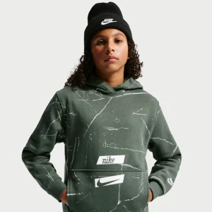 Bluza z kapturem dla dużych dzieci Nike Club - Zieleń