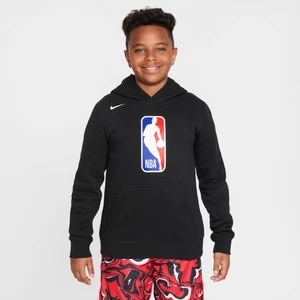 Bluza z kapturem dla dużych dzieci Nike NBA Team 31 Club Fleece - Czerń