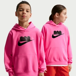 Bluza z kapturem dla dużych dzieci Nike x LEGO® Collection - Różowy