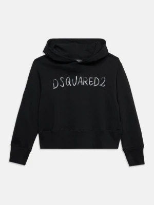 Bluza z kapturem Dsquared2 czarny