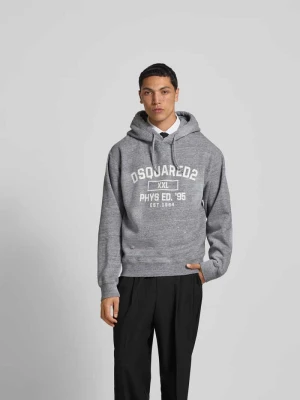 Bluza z kapturem Dsquared2 Średnioszary