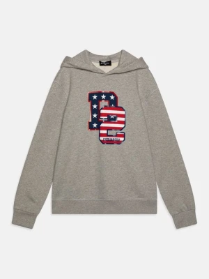 Bluza z kapturem Dsquared2 szary