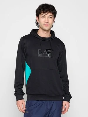 Bluza z kapturem EA7 Emporio Armani czarny