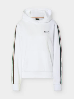Bluza z kapturem EA7 Emporio Armani biały