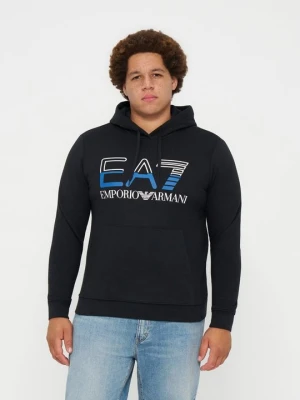 Bluza z kapturem EA7 Emporio Armani czarny