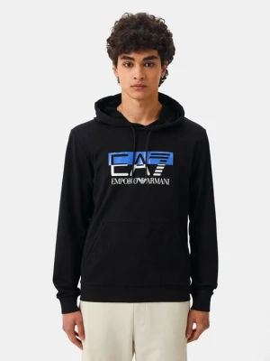 Bluza z kapturem EA7 Emporio Armani czarny