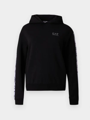 Bluza z kapturem EA7 Emporio Armani czarny