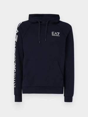 Bluza z kapturem EA7 Emporio Armani granatowy