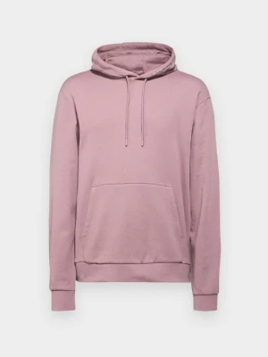 Bluza z kapturem EA7 Emporio Armani liliowy