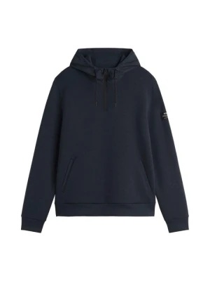 Bluza z kapturem ECOALF niebieski