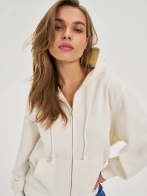 Bluza z kapturem ecru Moodo