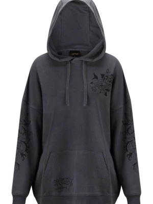 Bluza z kapturem Ed Hardy szary
