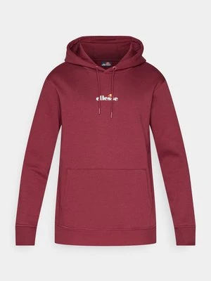 Bluza z kapturem Ellesse ciemnoczerwony