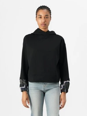 Bluza z kapturem Emporio Armani czarny