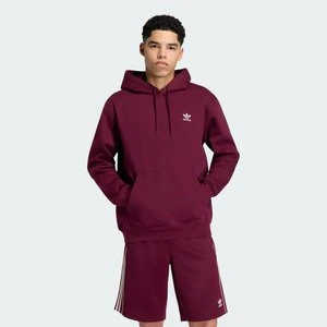 BLUZA Z KAPTUREM ESSENTIAL LOOSE FLEECE HOODIE Adidas bordowy
