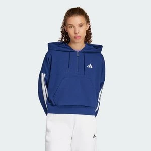 Bluza z kapturem Essentials 3-Stripes French Terry Quarter-Zip Adidas