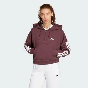 Bluza z kapturem Essentials 3-Stripes French Terry Quarter-Zip Adidas
