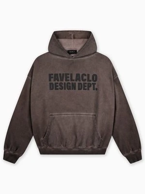Bluza z kapturem FAVELA brązowy
