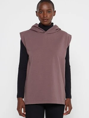 Bluza z kapturem Fila mauve