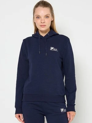Bluza z kapturem Fila czarny melanż