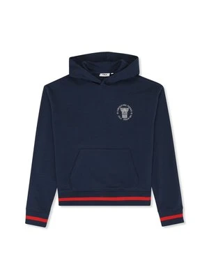 Bluza z kapturem Fila granatowy