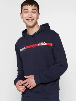 Bluza z kapturem Fila granatowy