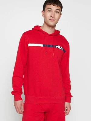 Bluza z kapturem Fila czerwony