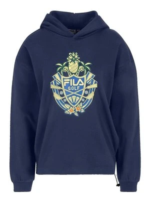 Bluza z kapturem Fila granatowy