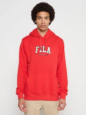 Bluza z kapturem Fila czerwony