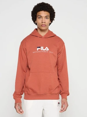 Bluza z kapturem Fila czerwony