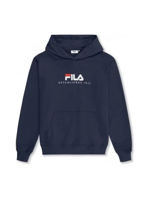 Bluza z kapturem Fila granatowy