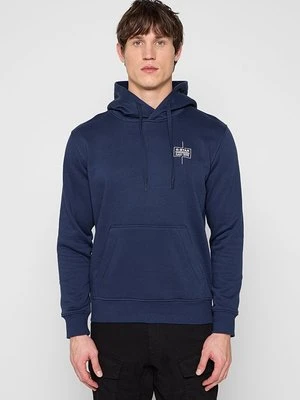 Bluza z kapturem G-Star ciemnoniebieski