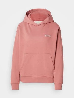 Bluza z kapturem Gant jasnoróżowy