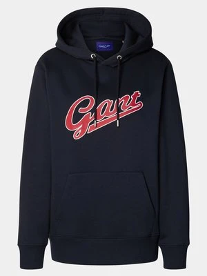 Bluza z kapturem Gant granatowy