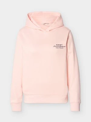 Bluza z kapturem Gant morelowy