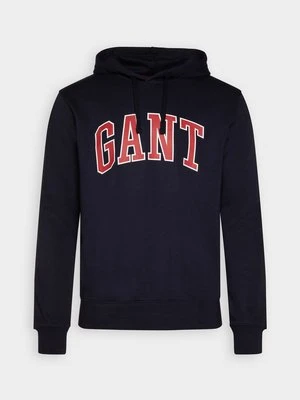 Bluza z kapturem Gant granatowy
