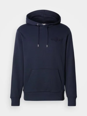 Bluza z kapturem Gant granatowy