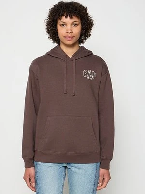 Bluza z kapturem GAP brązowy