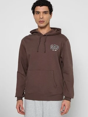 Bluza z kapturem GAP brązowy