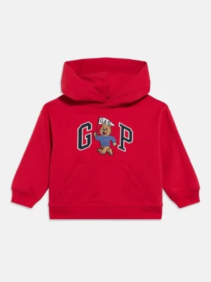 Bluza z kapturem GAP czerwony