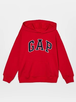 Bluza z kapturem GAP czerwony