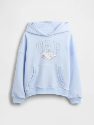 Bluza z kapturem GAP jasnoniebieski