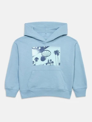Bluza z kapturem GAP niebieski