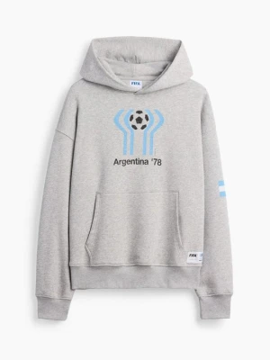 Bluza z kapturem GAP szary melanż