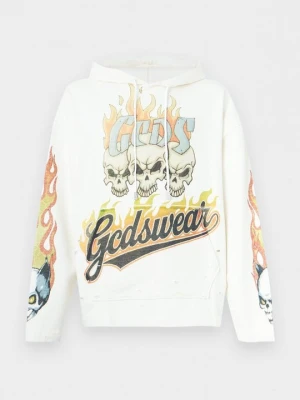 Bluza z kapturem GCDS biały